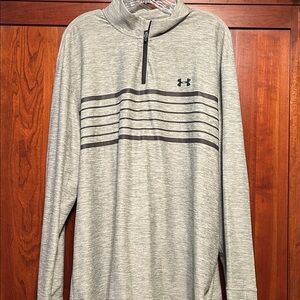 Under Armour Men's Gray Quarter-Zip Sweatshirt